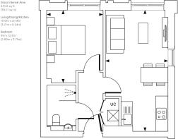 Flat 16 Opal House - Floor Plan