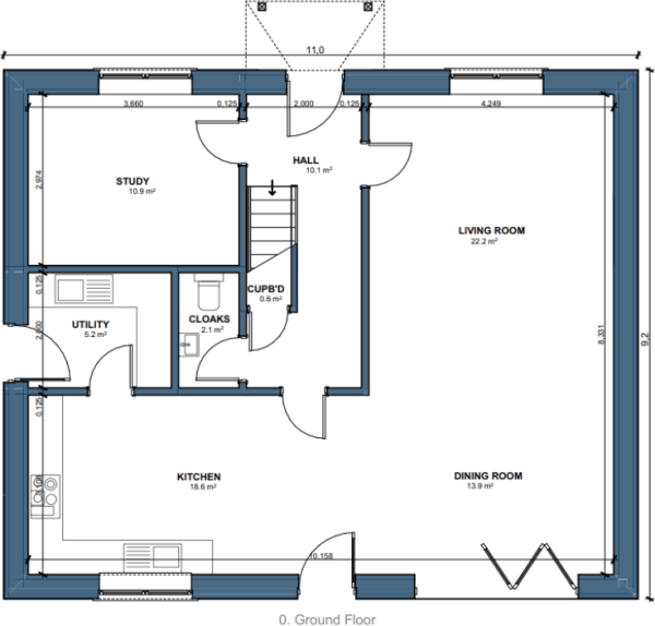 Ground floor layout