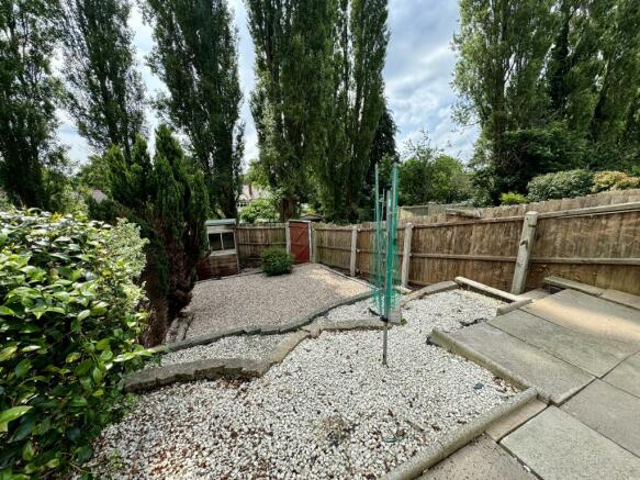 rear garden & patio