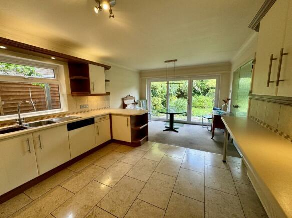 open plan kitchen dining