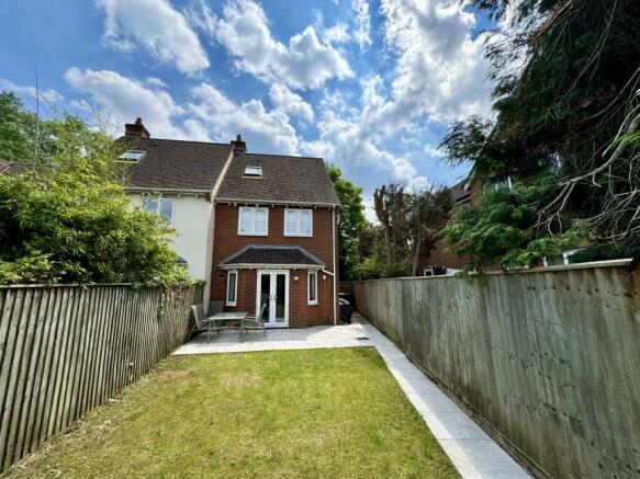 rear garden & patio