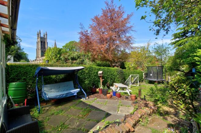 Garden with Church view