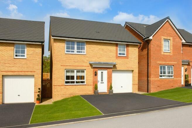 Outside view brick Windermere detached 4 bedroom home