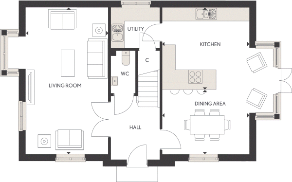 4 bedroom detached house for sale in Woodlands Park