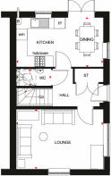 Ground floor plan our our 3  bed Moresby home