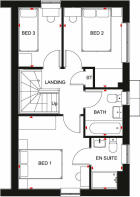 First floor plan our our 3  bed Moresby home