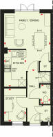 Ground floor plan of our Kingsley home