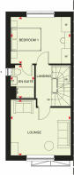 First floor plan of our Kingsville home