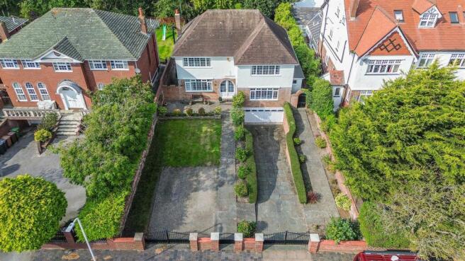Front Drone View