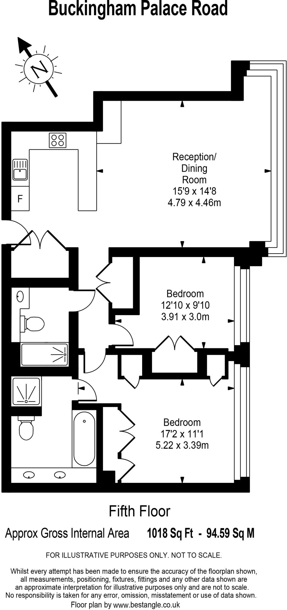 2 Bedroom Apartment To Rent In Buckingham Palace Road