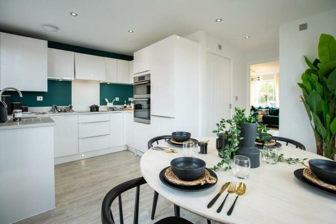 Chat with friends as you cook with this open plan space