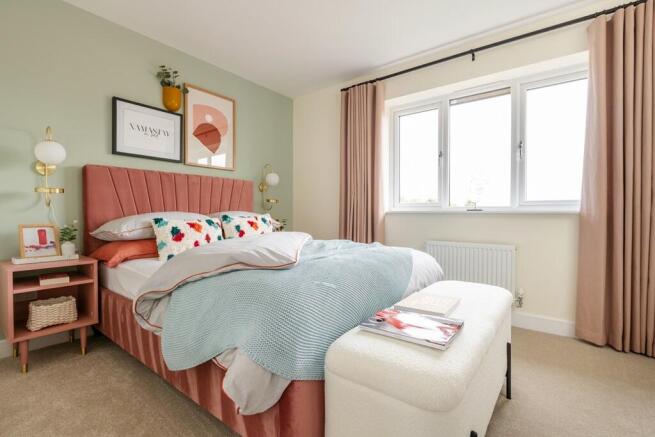 Second bedroom overlooking the garden