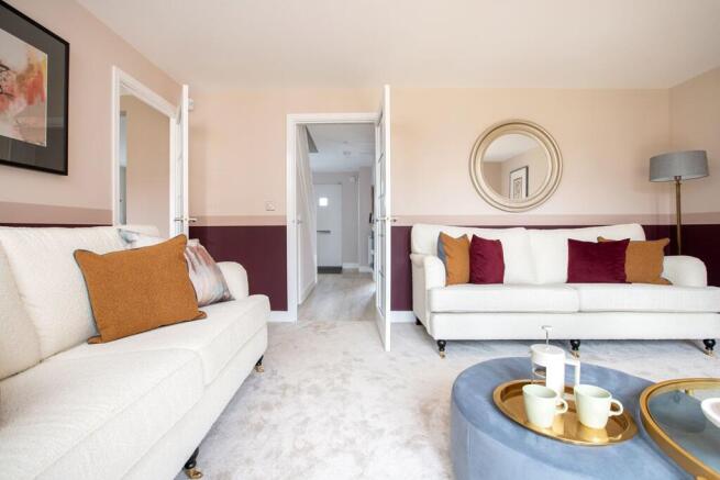 Plenty of room for two sofas