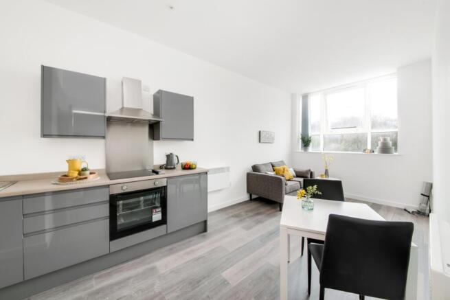 Open Plan Kitchen and Living Area