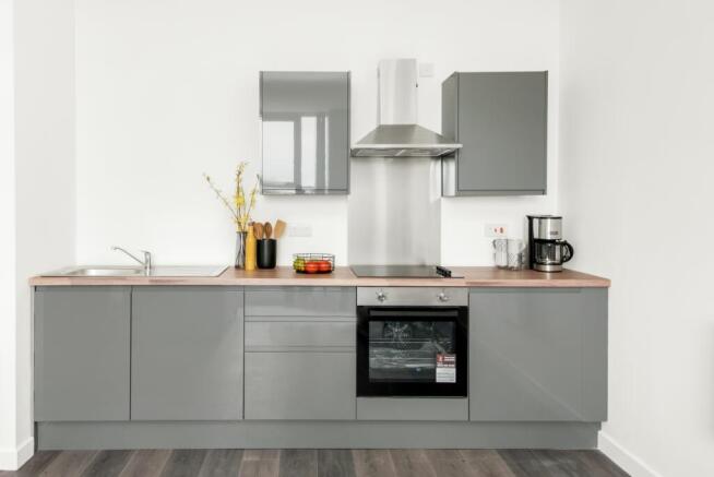 Open Plan Kitchen and Living Area