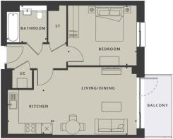 Berg Apartments - Plots 11, 18, 25,32, 39 & 492 Floorplan