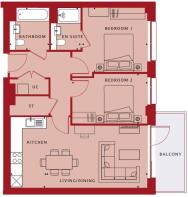 Berg Apartments - Plot 6 Floorplan