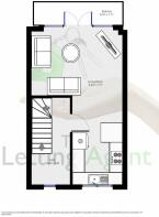 1st Floor - Living Room, Balcony & Kitchen