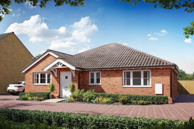 Artists impression of The Moschatel Bungalow at Handley Gardens