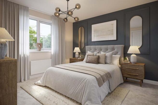 Luxurious main bedroom