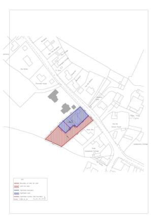 Dimensioned Plan - plot and additional land