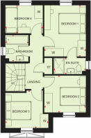 Kingsley first floor floorplan