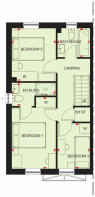 First floor floorplan of The Maidstone