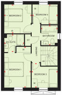 Chester first floor floorplan