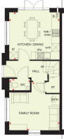 Ground floor floorplan of The Brentford