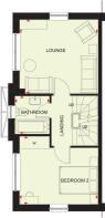 First floor floorplan of The Brentford