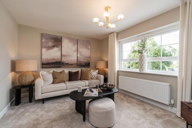 Interior view of the living room in our 3 bed Kingsville