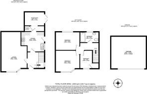 31 Holmfirth Road, Scunthorpe - Floorplan inc Gara