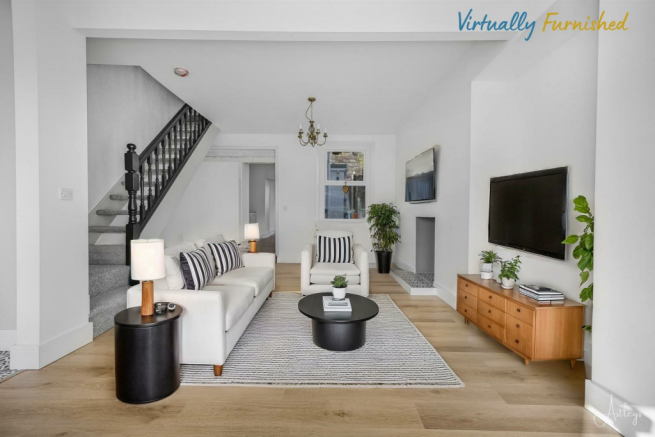 Lounge virtually furnished