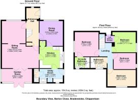 Floorplan, Boundary View, Barton Close, Bradenstok