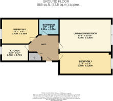 Floorplan - Flat 2.1 31 Ferguslie Walk, Paisley, P