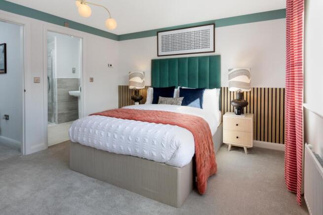 Spacious lounge in the Haversham 4 bedroom home