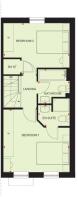 Aspen at Wichel Fields, Swindon, first floor floorplan