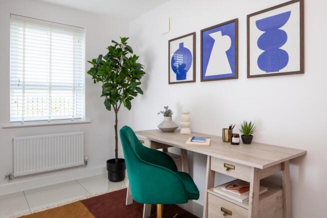 Single bedroom or home office in the Haversham 4 bedroom home
