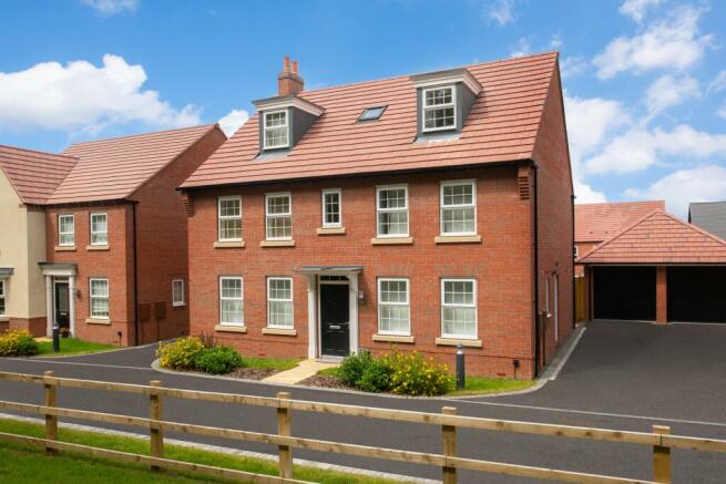 External view of the five bedroom, three-storey Buckingham