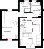 Cannington floor plan first floor