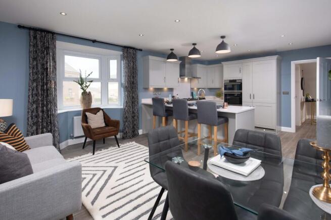 internal view of spacious kitchen