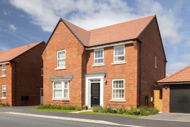 Outside view of the Holden 4 bedroom detached home