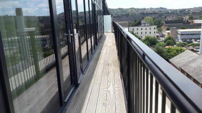 Penthouse balcony
