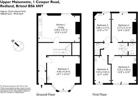 Upper Maisonette 1 Cowper Road floorplan