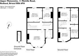 Upper Maisonette 11 Melville Road floorplan