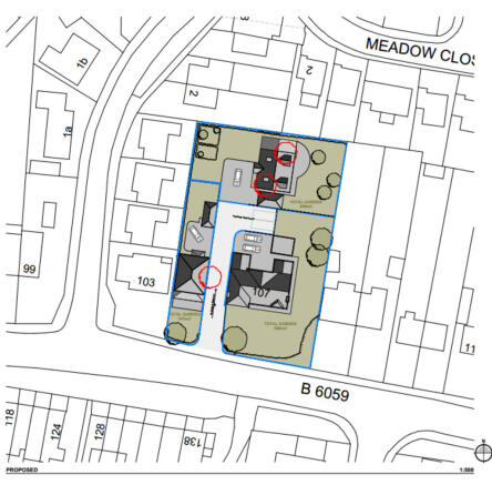 Proposed site loc...