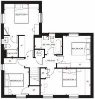 DWH Orchard Green The Avondale first floor plan