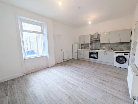 open plan kitchen