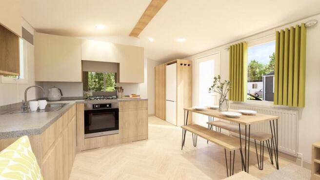 Open Plan Kitchen...