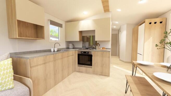 Open Plan Kitchen...